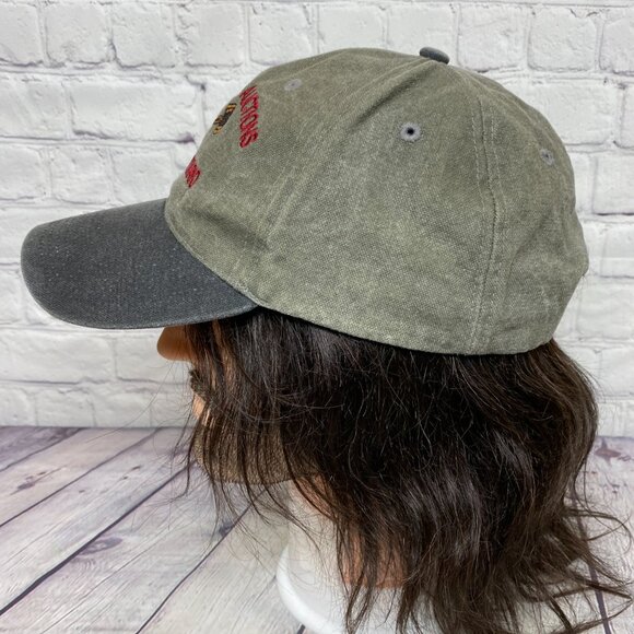 Vintage Hat Cap Strap Back Gray Carson Farms & Auctions LISTOWEL Ontario Canada - Picture 2 of 9